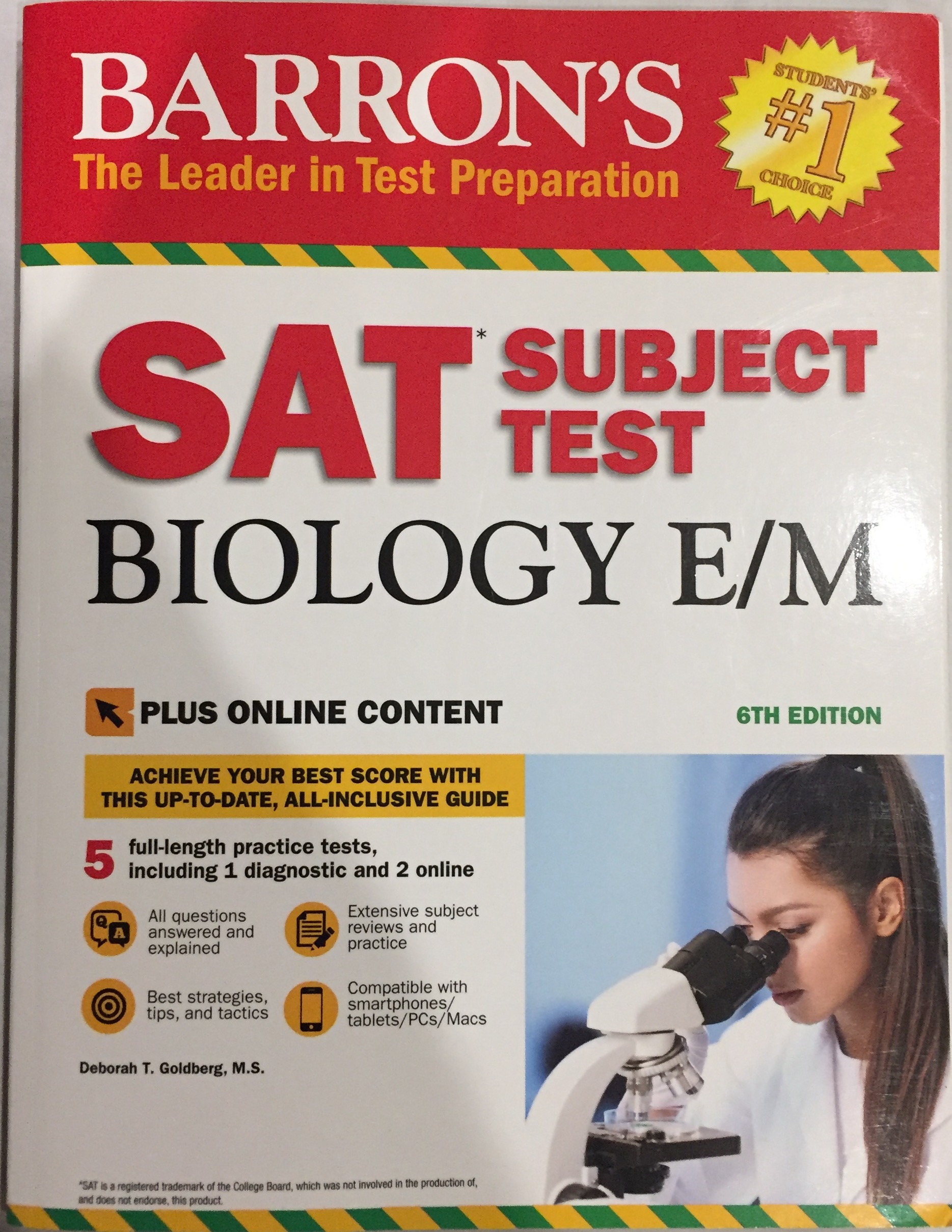 barron's sat subject test: biology e/m